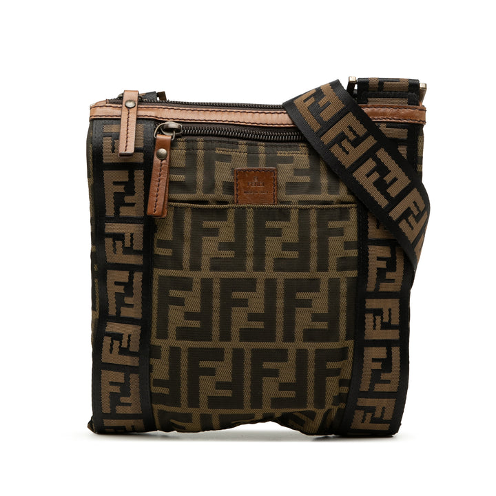 Fendi Zucca Toile Sac porté croisé