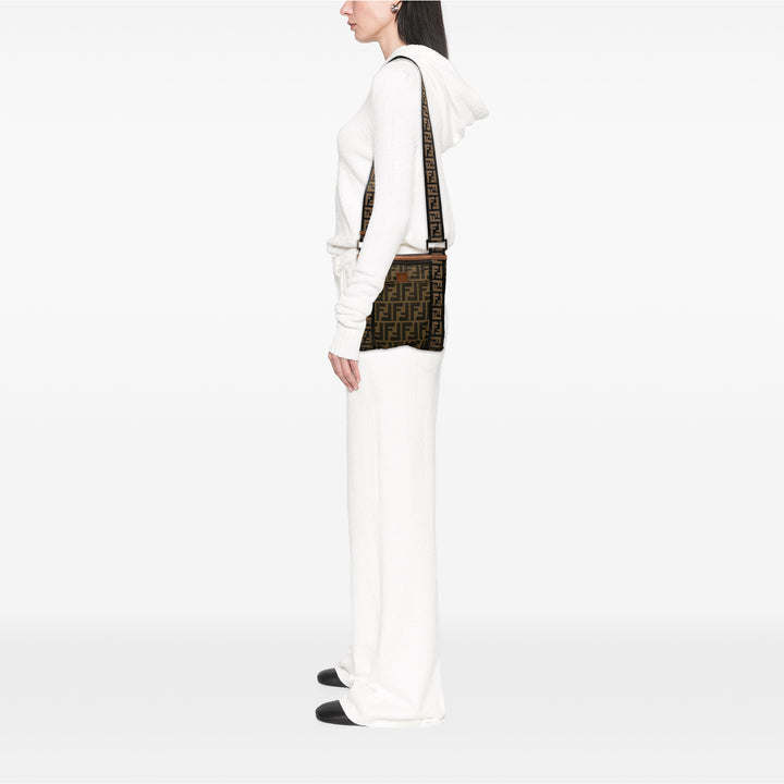 Fendi Zucca Toile Sac porté croisé