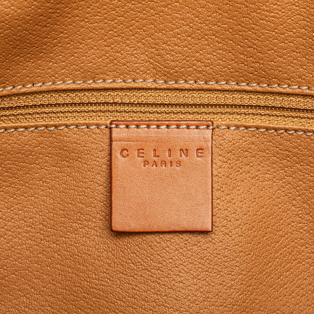Macadam Coated Canvas Travel Bag Brown - Gaby Paris