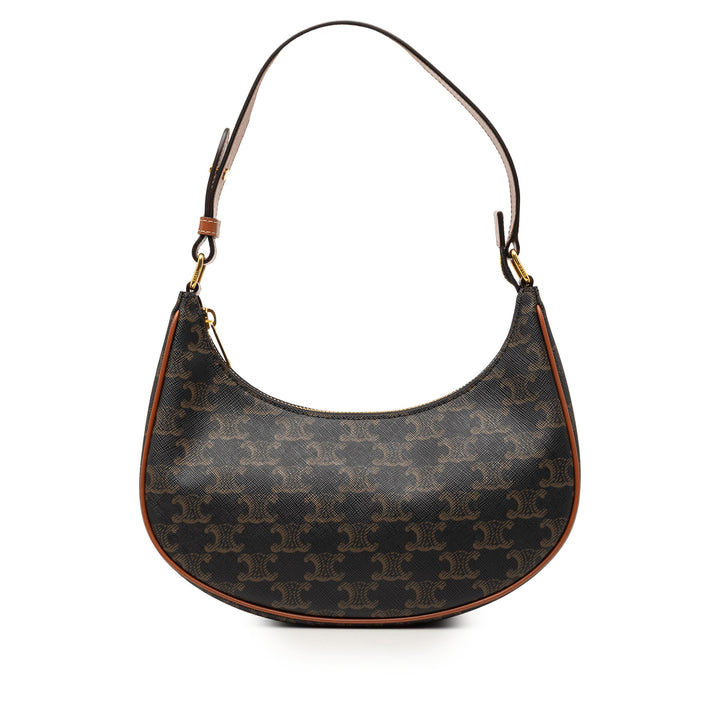 Celine Triomphe Coated Toile Ava Sac bandoulière