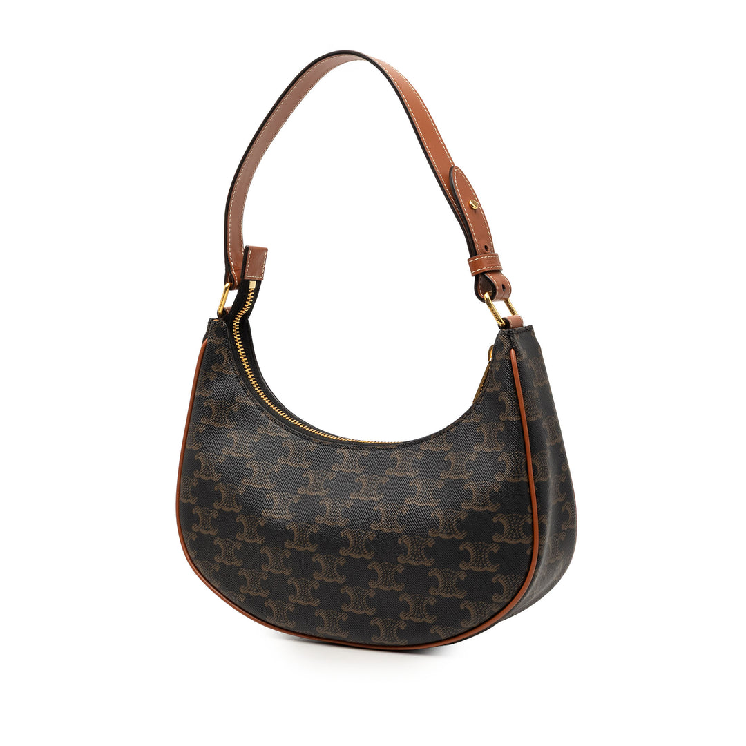 Celine Triomphe Coated Toile Ava Sac bandoulière