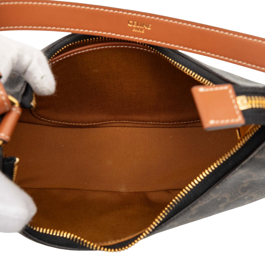 Celine Triomphe Coated Toile Ava Sac bandoulière