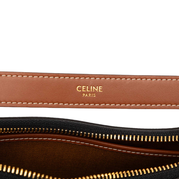 Celine Triomphe Coated Toile Ava Sac bandoulière