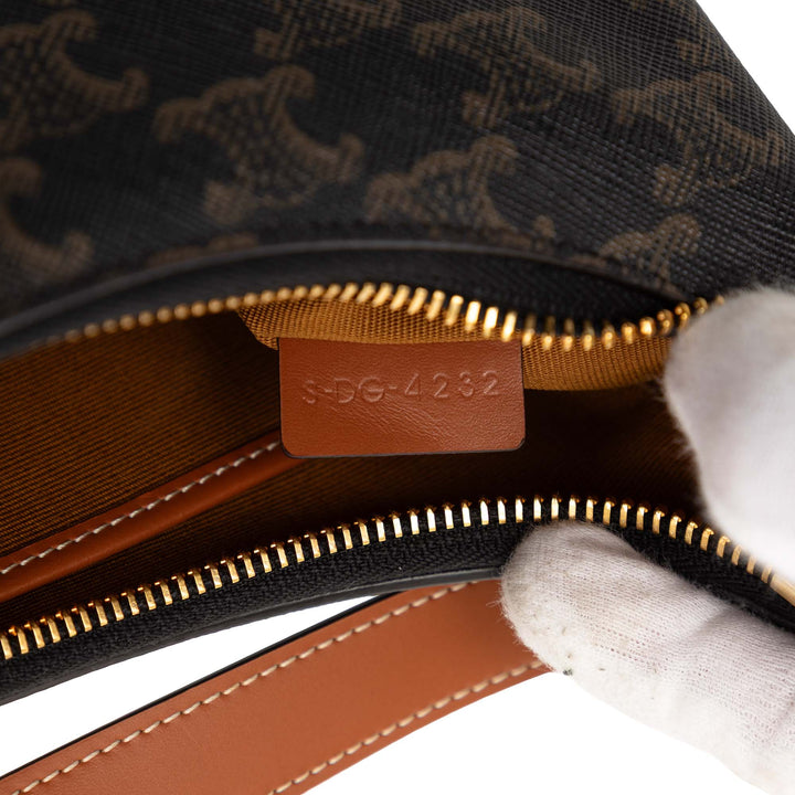 Celine Triomphe Coated Toile Ava Sac bandoulière
