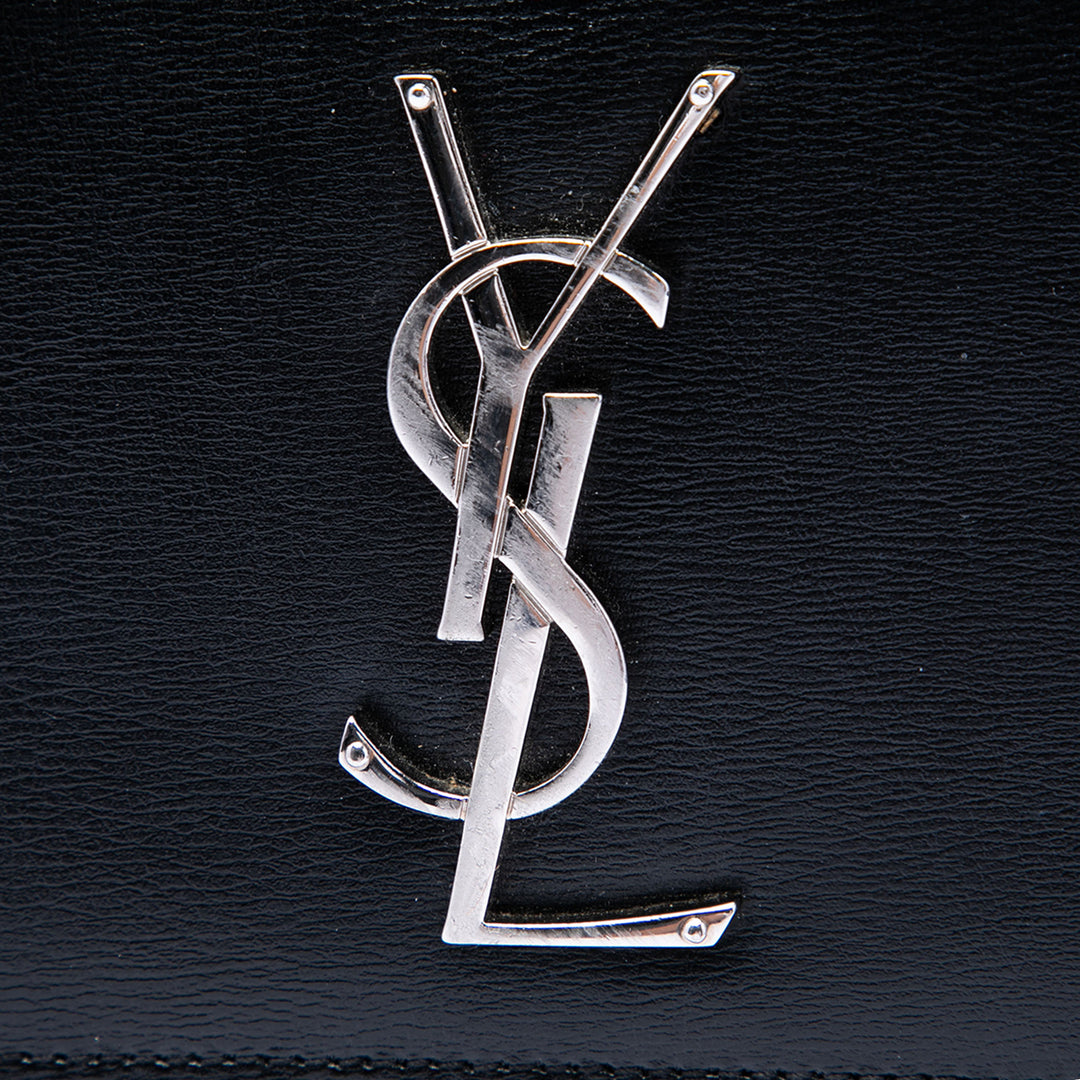 Saint Laurent Large Cuir de veau Monogram Sunset Sac porté croisé