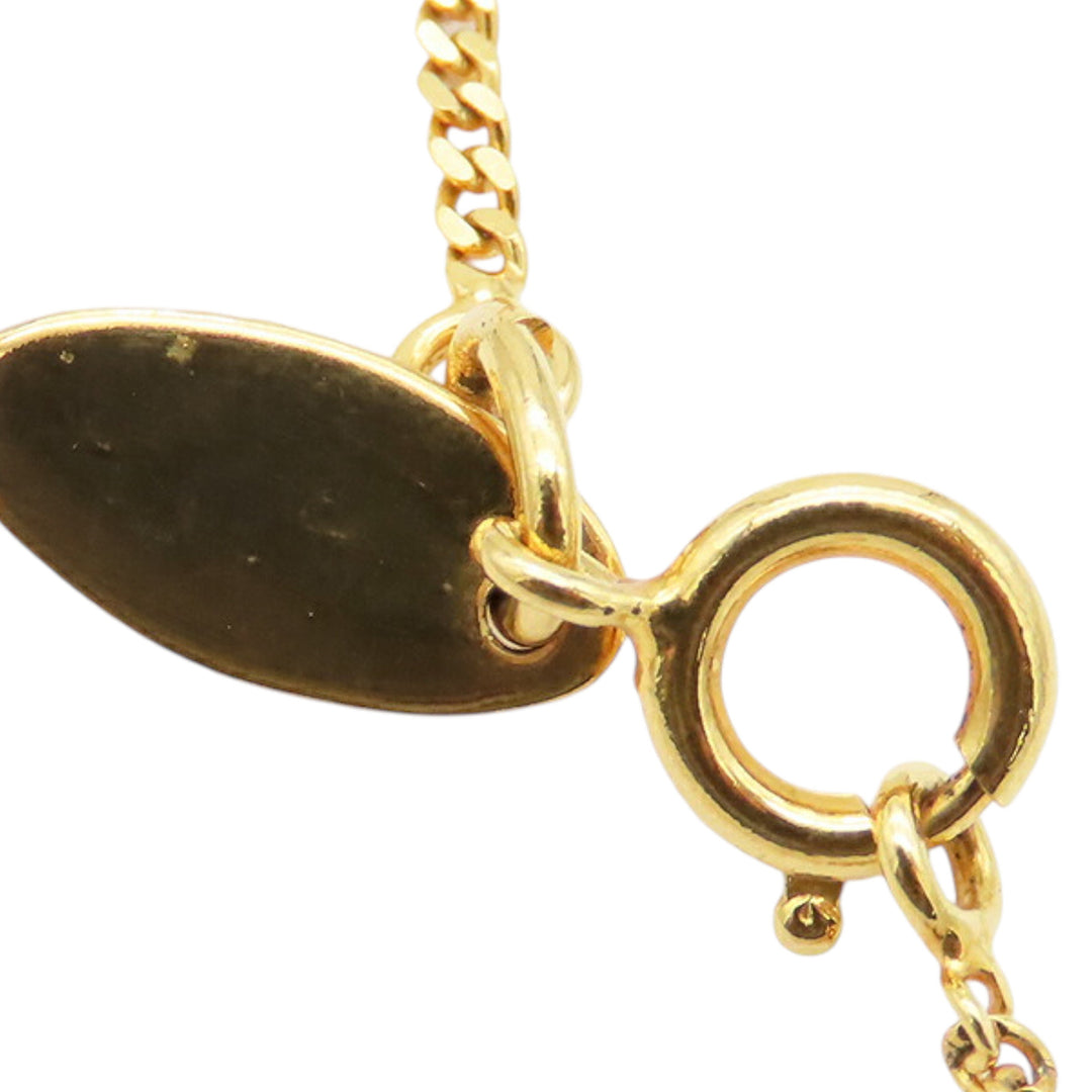 Chanel Doré Plated Crystal CC Pendant Collier Doré – GABY PARIS Authentique