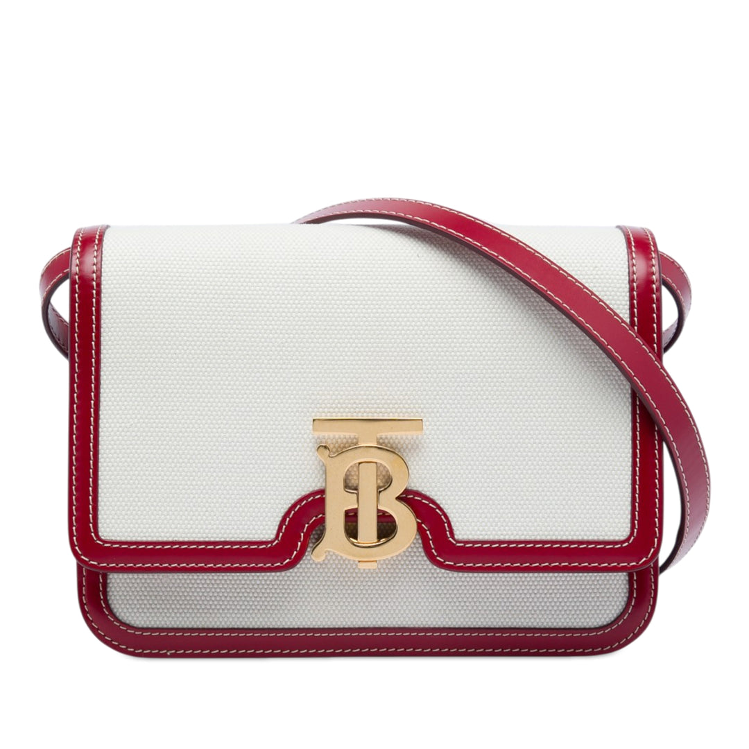 Burberry Sac bandoulière TB à rabat Petit Rouge – vue principale – GABY PARIS