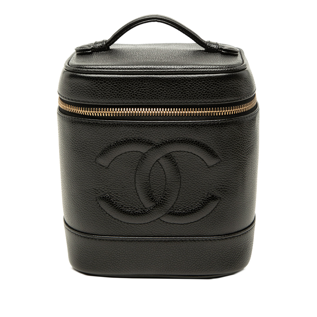 CC Vanity Cuir caviar Noir