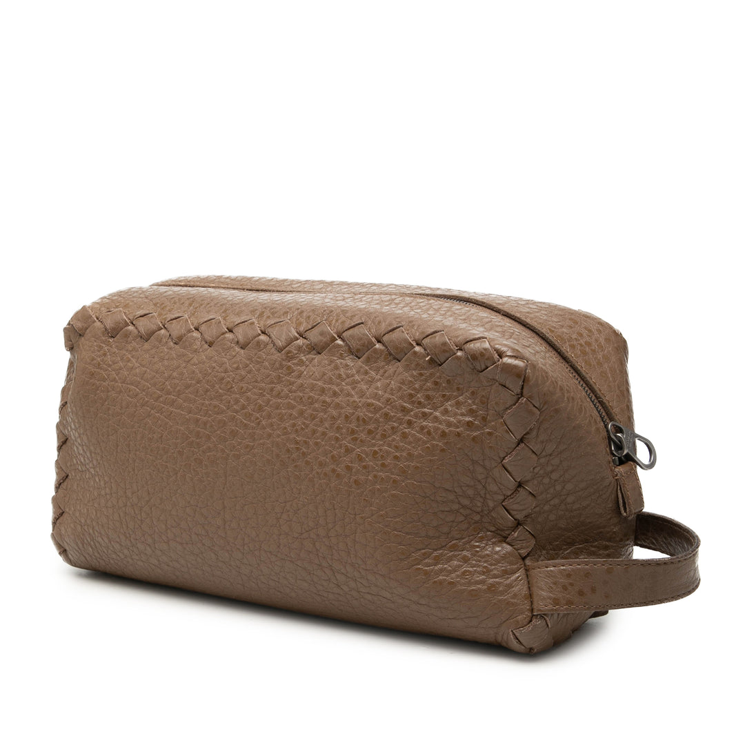Bottega Veneta Intrecciato à finitions Cervo Toiletry Pochette