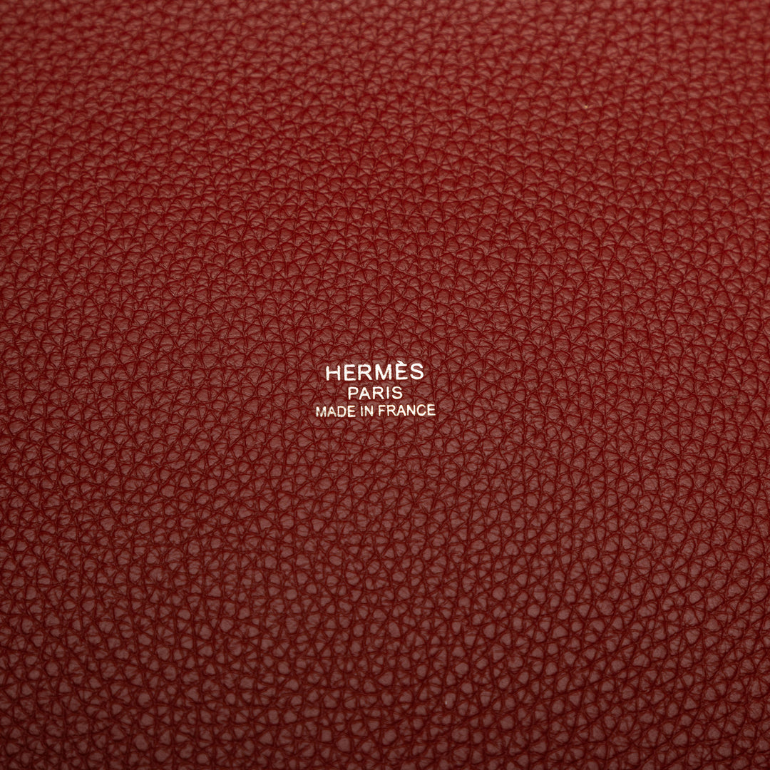 Hermès Toile et Clemence Pursangle Cabas