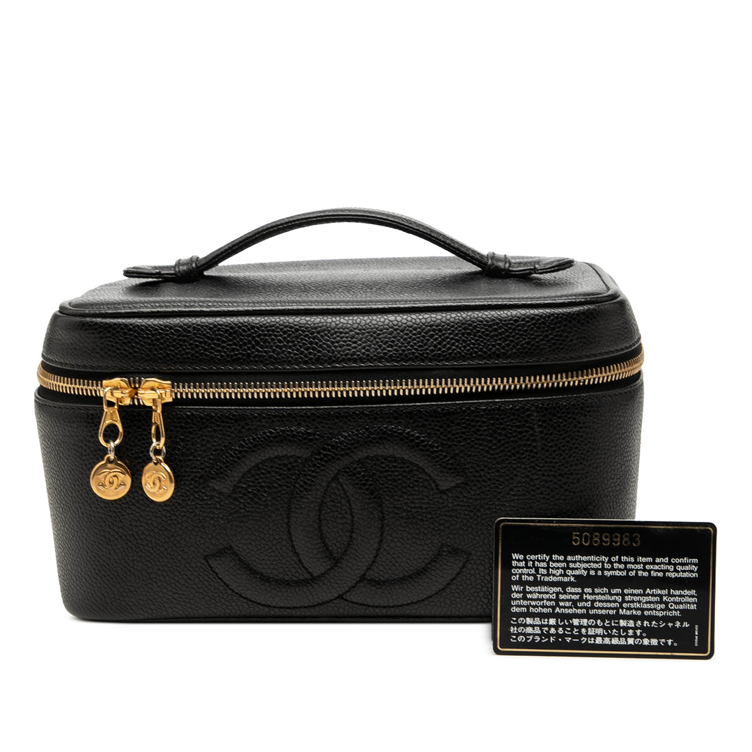 Chanel CC Vanity Cuir caviar