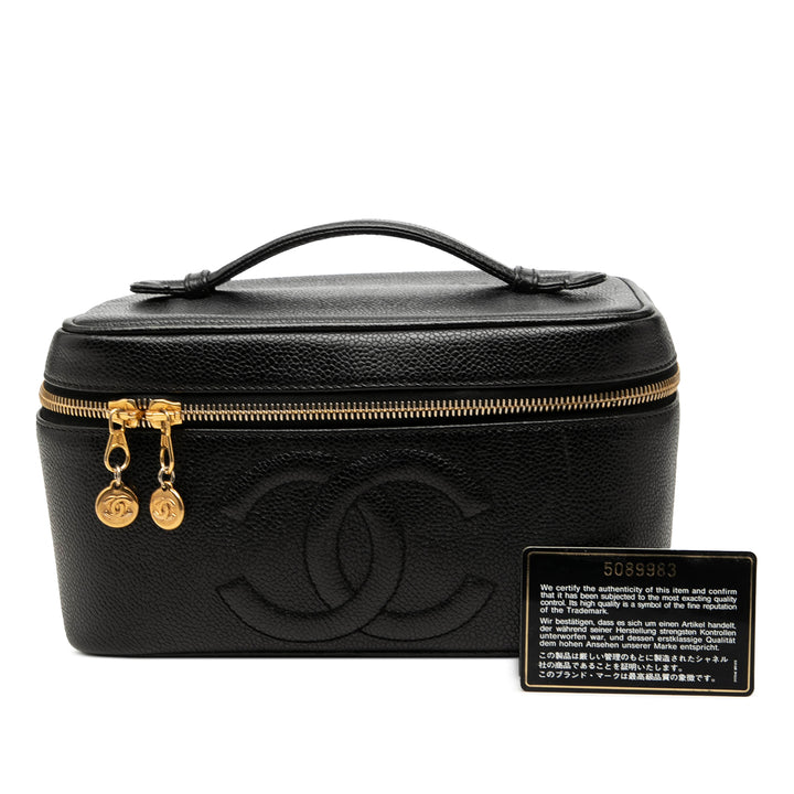 Chanel CC Vanity Cuir caviar