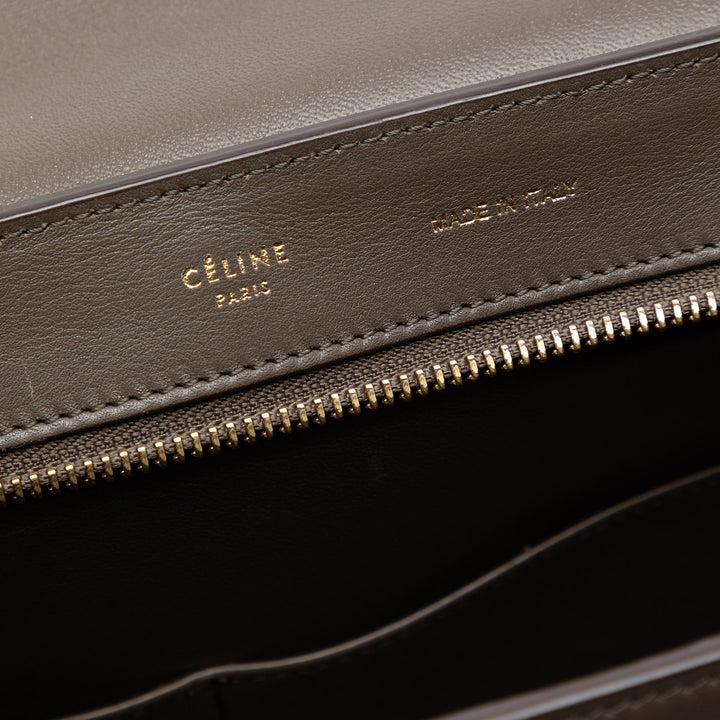 Celine Small Tricolor Cuir Trapeze Sac