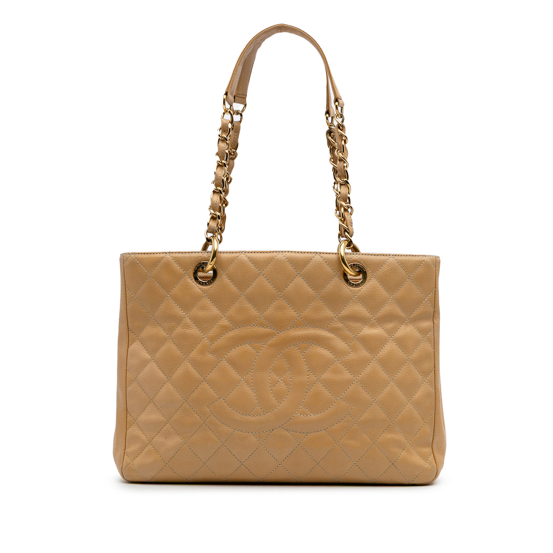 Caviar Grand Shopping Tote Brown - Gaby Paris