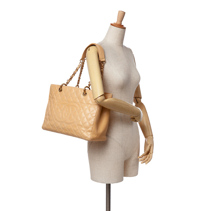 Caviar Grand Shopping Tote Brown - Gaby Paris