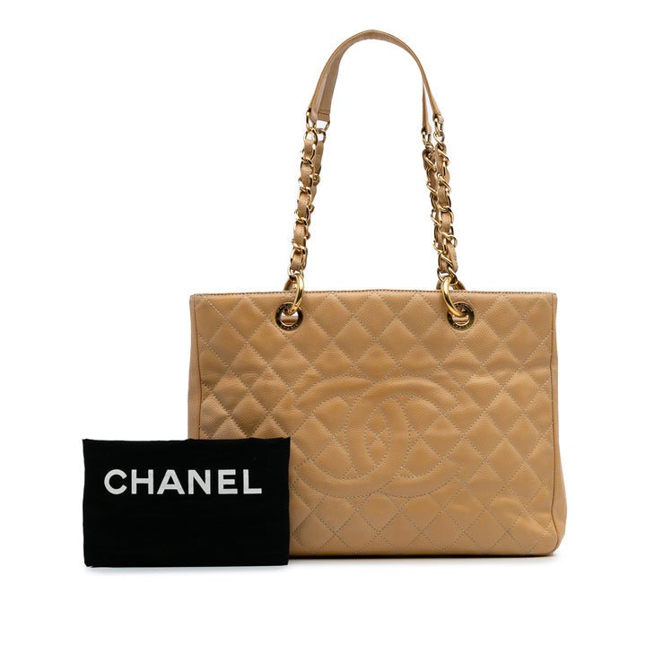 Caviar Grand Shopping Tote Brown - Gaby Paris