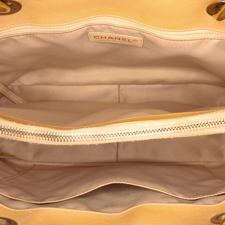 Caviar Grand Shopping Tote Brown - Gaby Paris