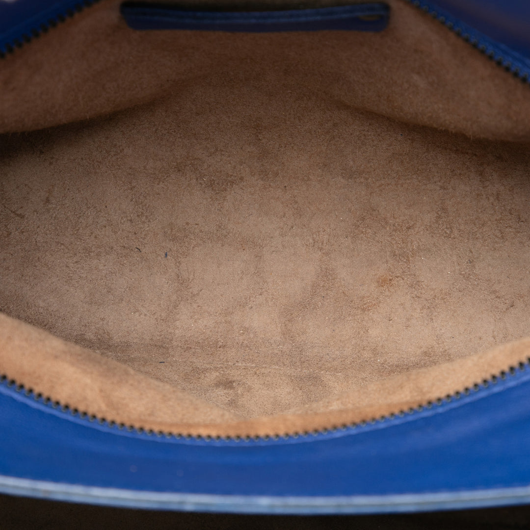 Bottega Veneta Intrecciato Accordion Sac Petit nappa Bleu – vue 4 – GABY PARIS