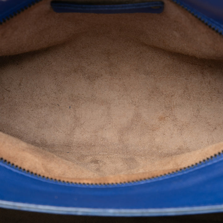 Bottega Veneta Intrecciato Accordion Sac Petit nappa Bleu – vue 4 – GABY PARIS