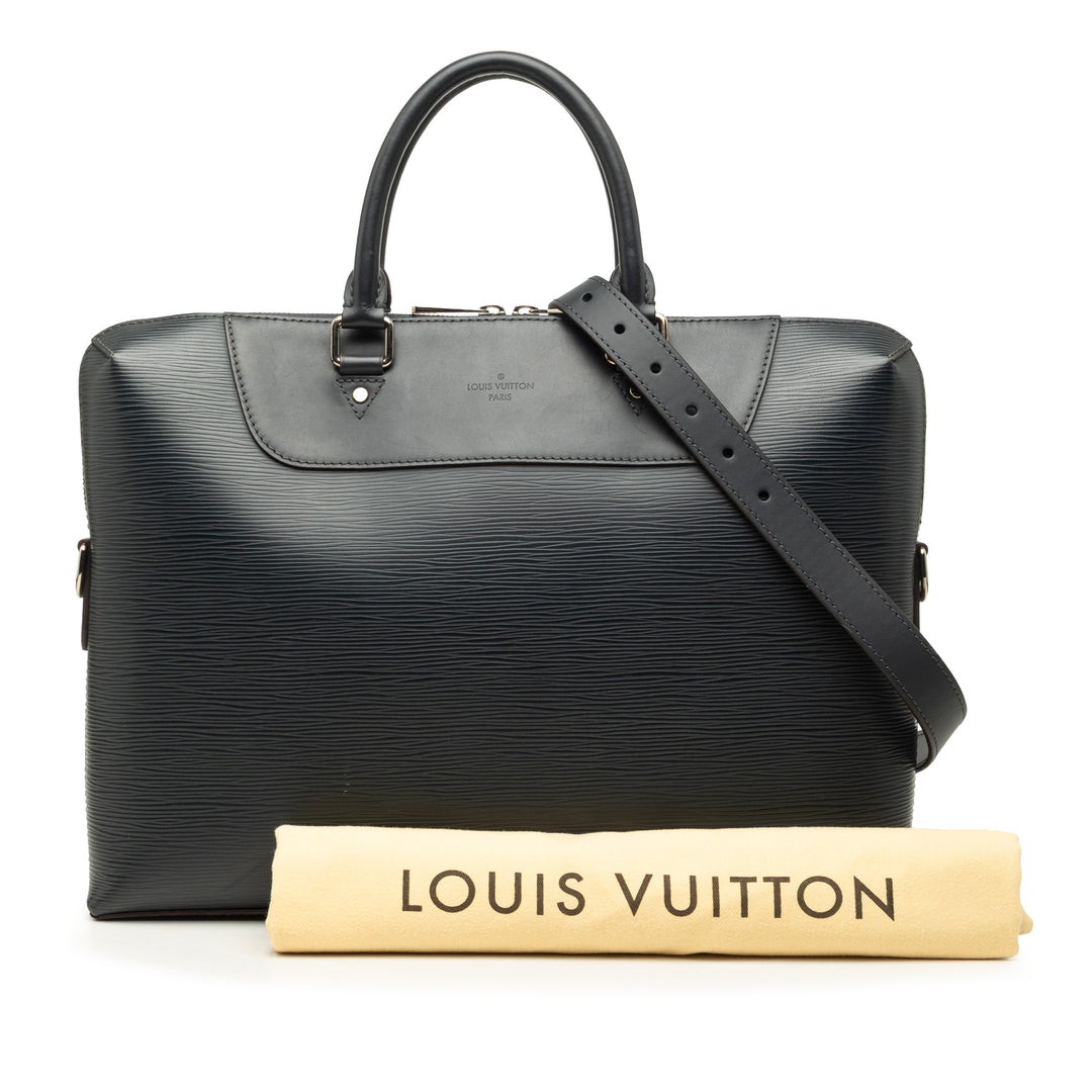 Louis Vuitton Porte Documents Jour Cuir Épi