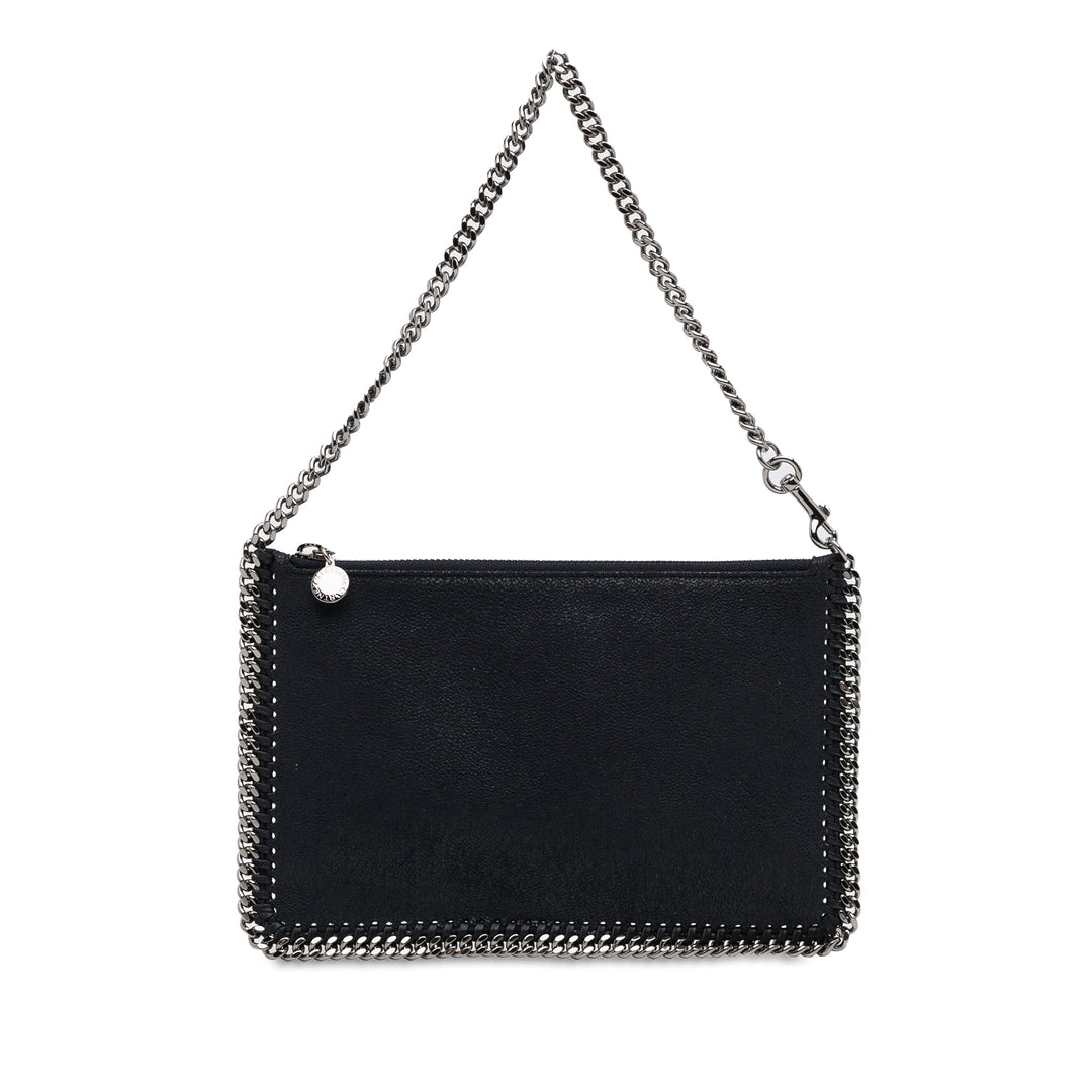 Stella McCartney Falabella Shaggy Deer Shoulder Bag Black - GABY PARIS