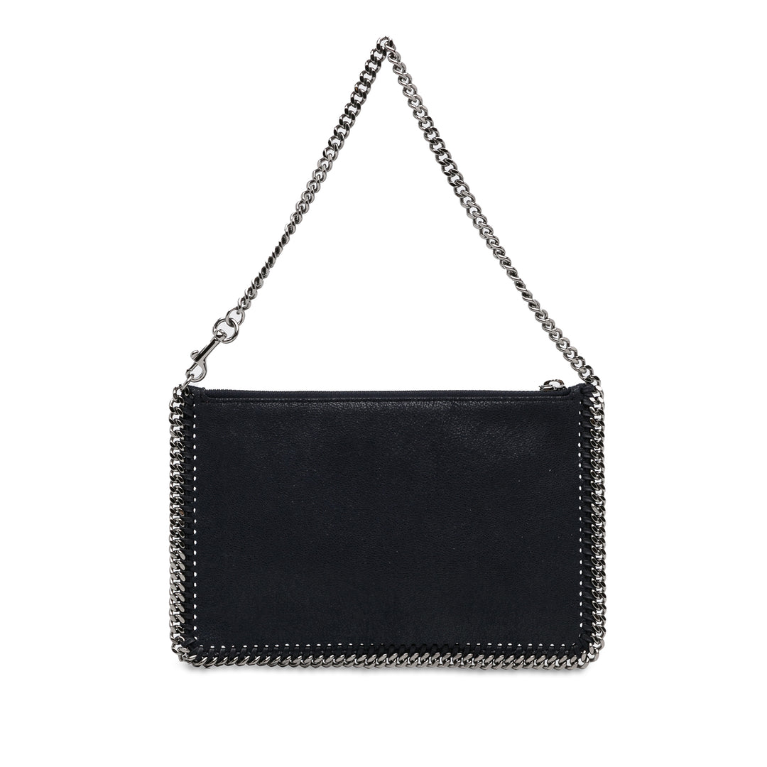 Stella McCartney Falabella Shaggy Deer Shoulder Bag Black - GABY PARIS