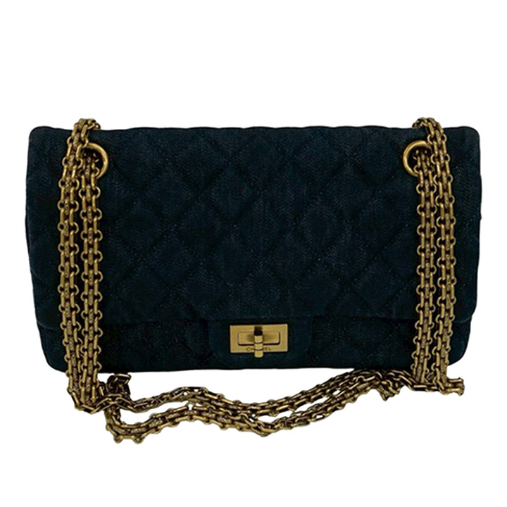 Chanel Matelassé Jean Reissue 2.55 Double rabat 226