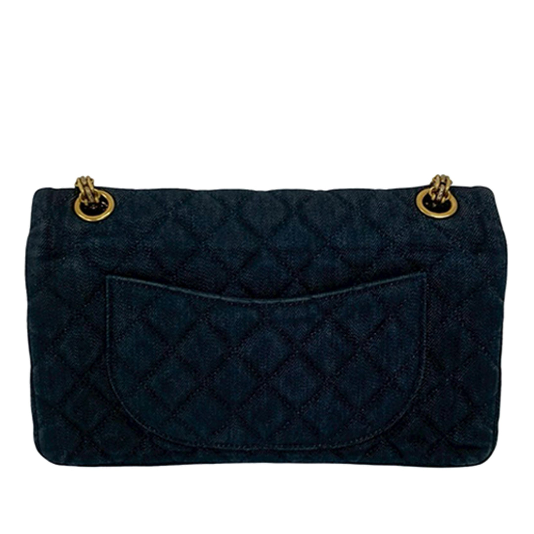 Chanel Matelassé Jean Reissue 2.55 Double rabat 226