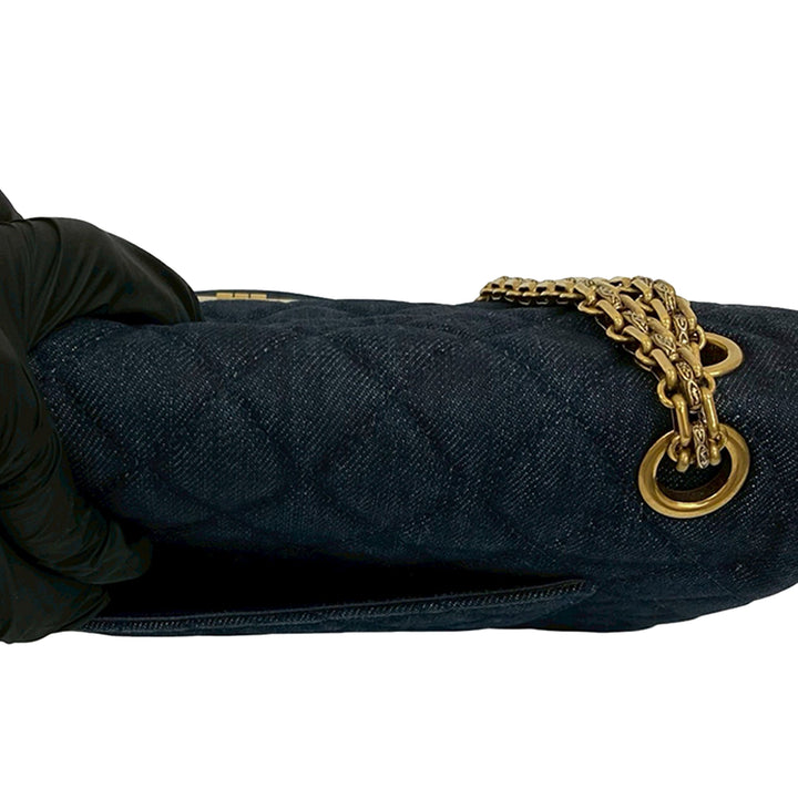 Chanel Matelassé Jean Reissue 2.55 Double rabat 226