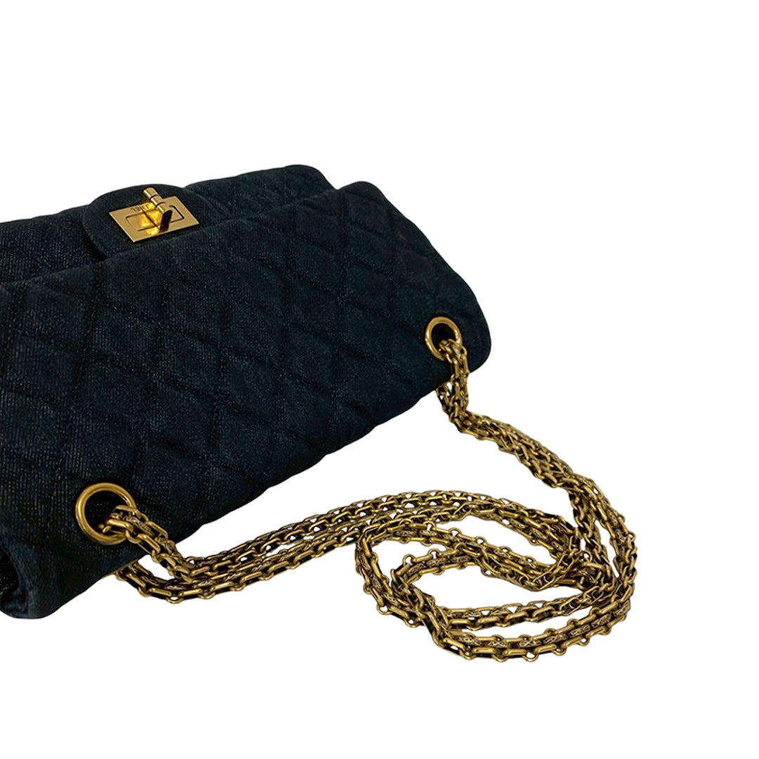 Chanel Matelassé Jean Reissue 2.55 Double rabat 226
