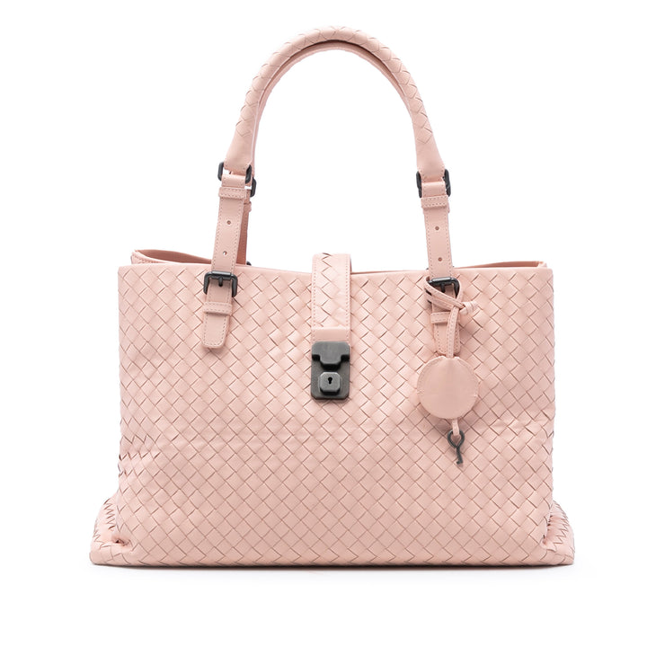 Bottega Veneta Medium Nappa Intrecciato Roma Cabas