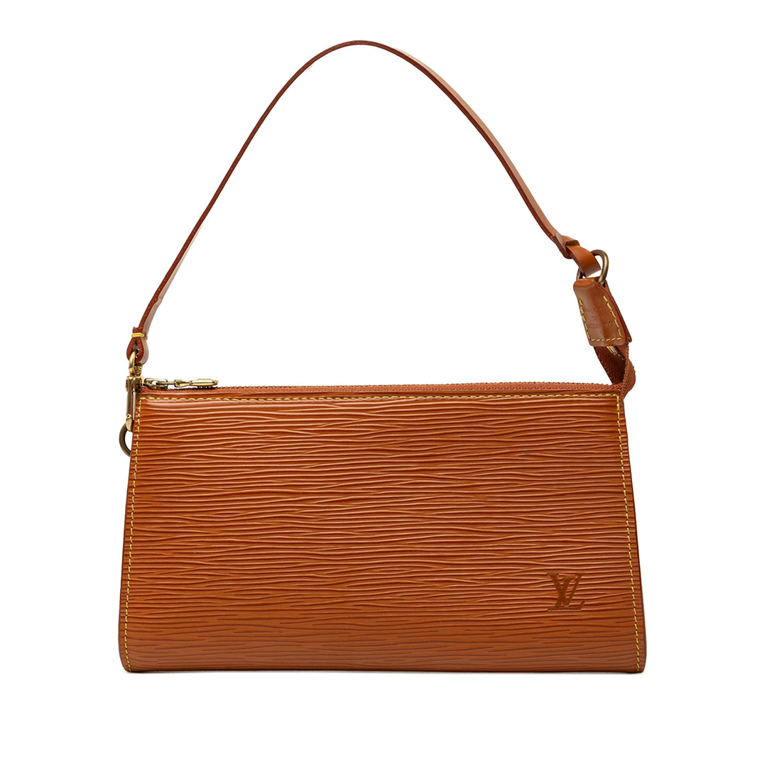 Louis Vuitton Pochette Accessoires Épi Marron – vue principale – GABY PARIS
