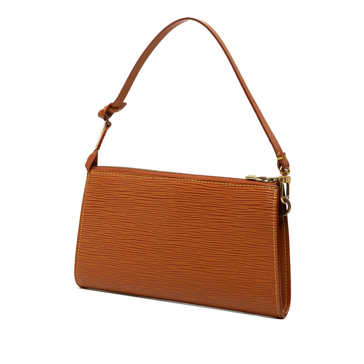 Louis Vuitton Pochette Accessoires Épi Marron – vue 2 – GABY PARIS