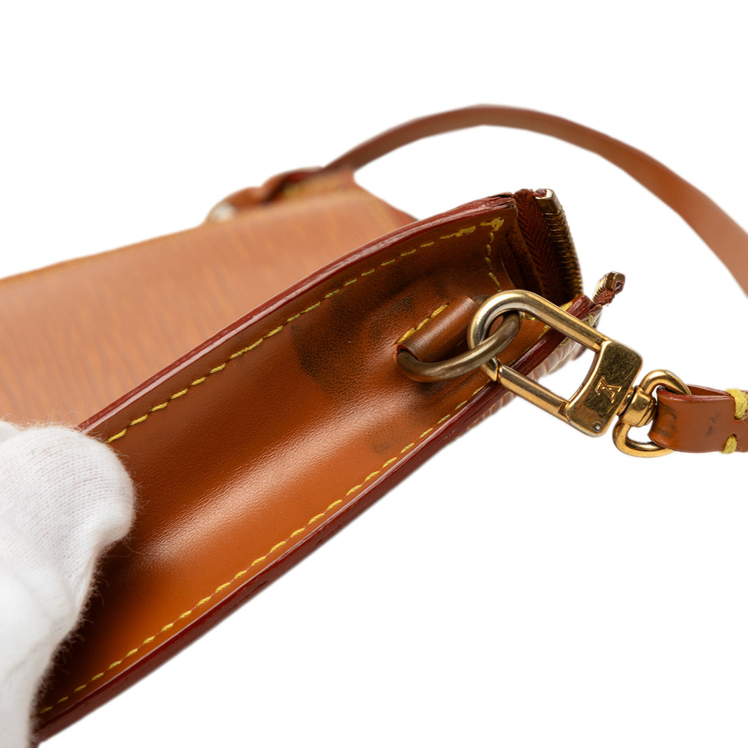 Louis Vuitton Pochette Accessoires Épi Marron – vue 6 – GABY PARIS