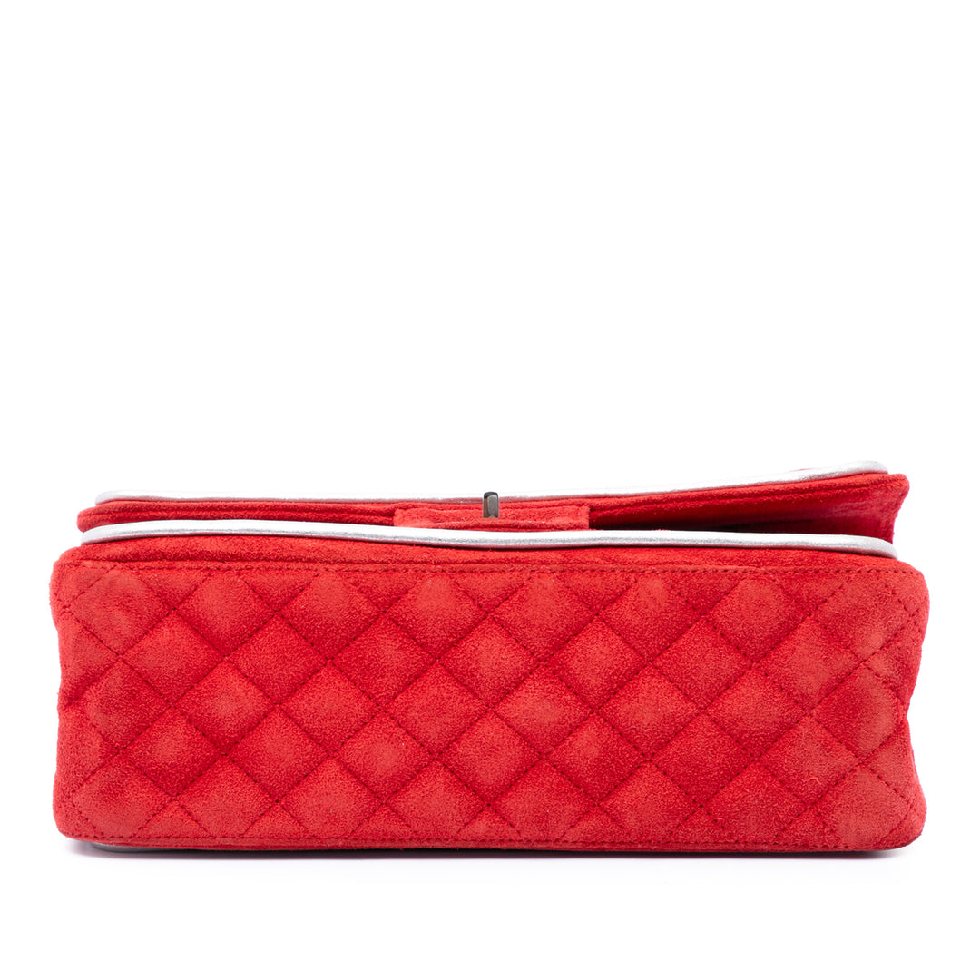 Matelassé Reissue 2.55 Double rabat 225 Rouge