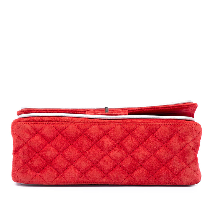 Matelassé Reissue 2.55 Double rabat 225 Rouge