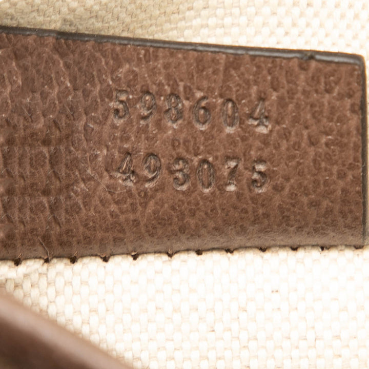 Gucci Medium GG Supreme Neo Vintage à rabat Sac porté croisé