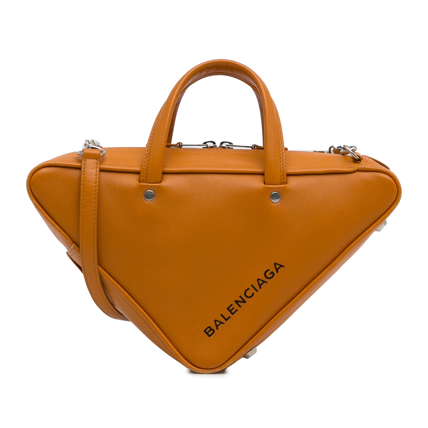 S Triangle Duffle Bag Orange - Gaby Paris
