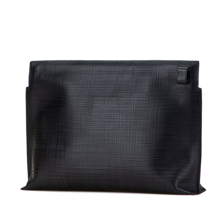 LOEWE Cuir Anagram T Pochette Noir