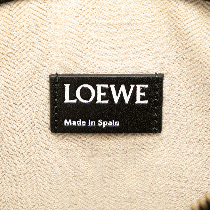 LOEWE Cuir Anagram T Pochette Noir