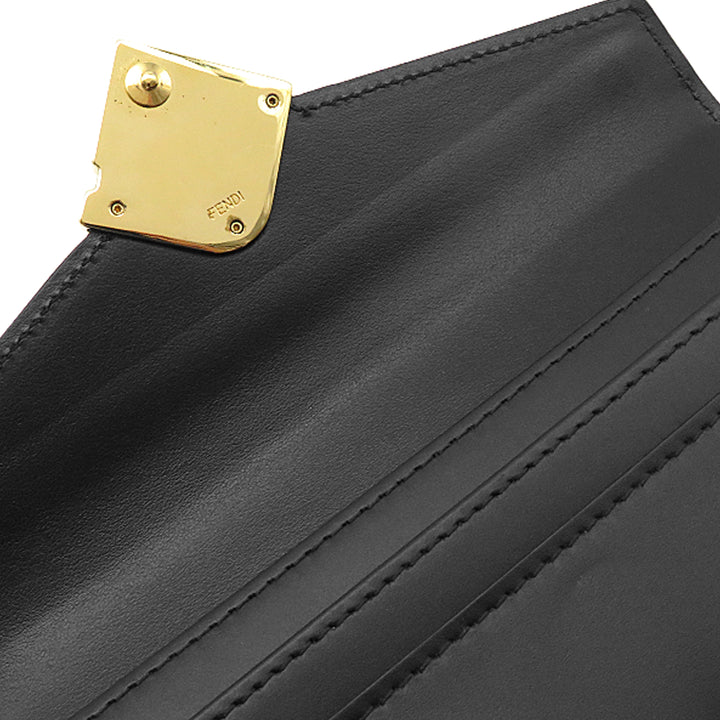 Fendi Cuir FF Diamonds Continental Portefeuille