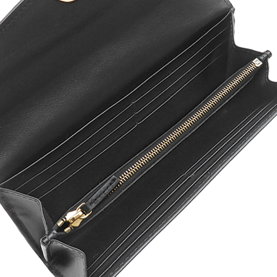 Fendi Cuir FF Diamonds Continental Portefeuille