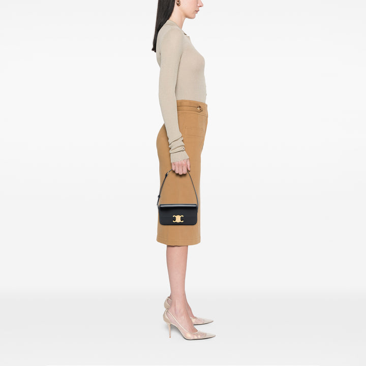 Celine brillant Triomphe Claude Sac Cuir de veau