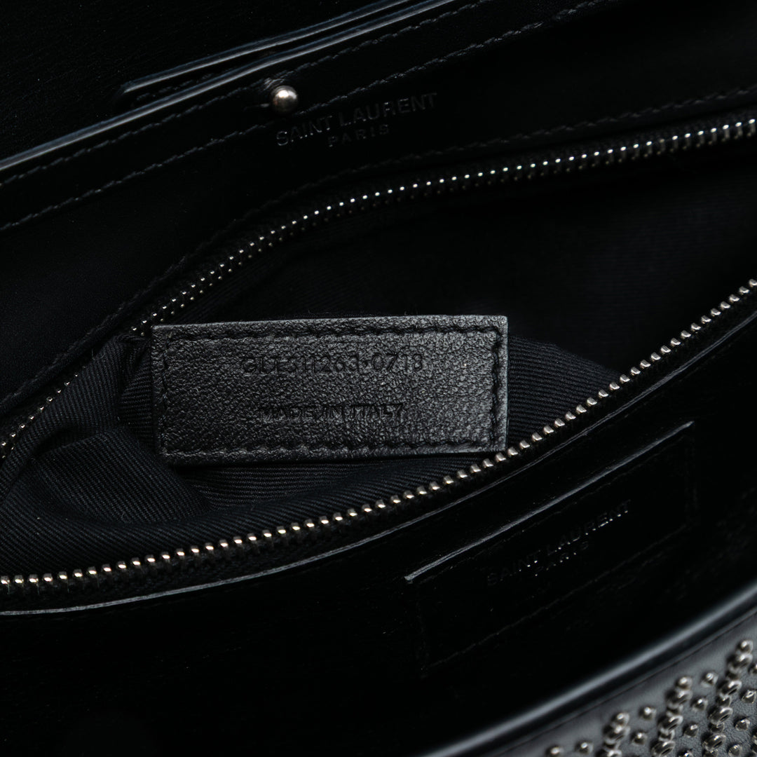 Saint Laurent clouté Cuir Monogram Le Sept Sac à chaîne