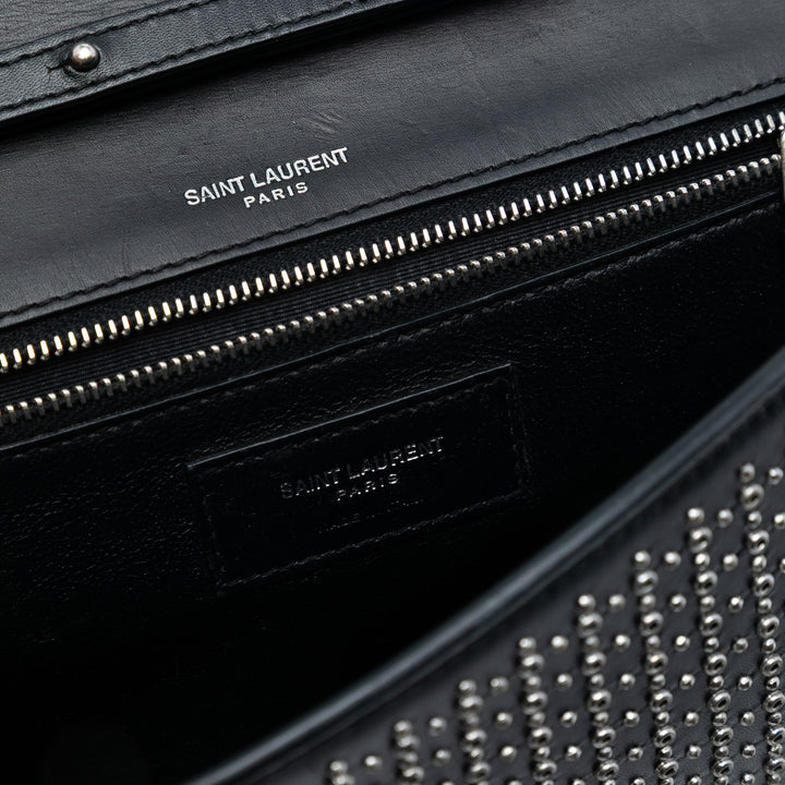 Saint Laurent clouté Cuir Monogram Le Sept Sac à chaîne