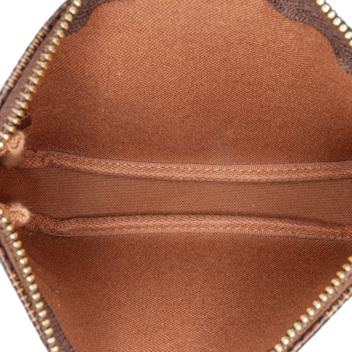 Damier Ebene Transatlantic Cruises Mini Pochette Accessoires Brown - Gaby Paris