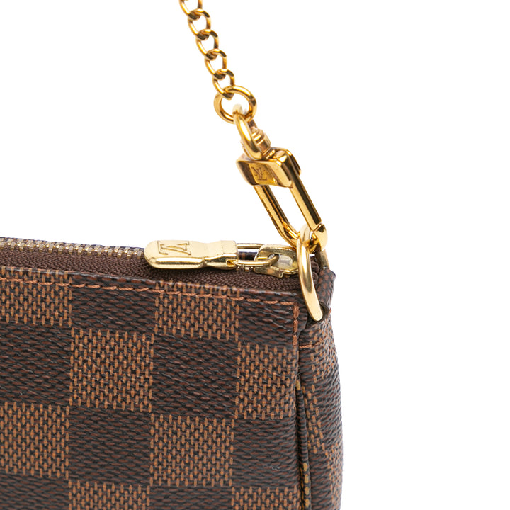 Damier Ebene Transatlantic Cruises Mini Pochette Accessoires Brown - Gaby Paris
