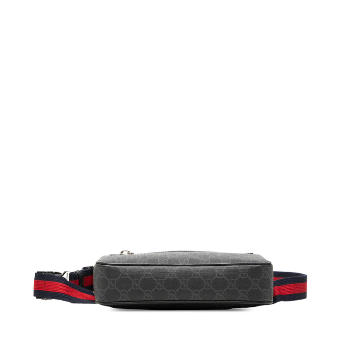Gucci Ceinture Web GG Supreme Noir – vue 3 – GABY PARIS