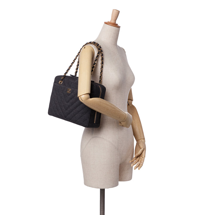 Chanel CC Chevron Jersey Sac caméra