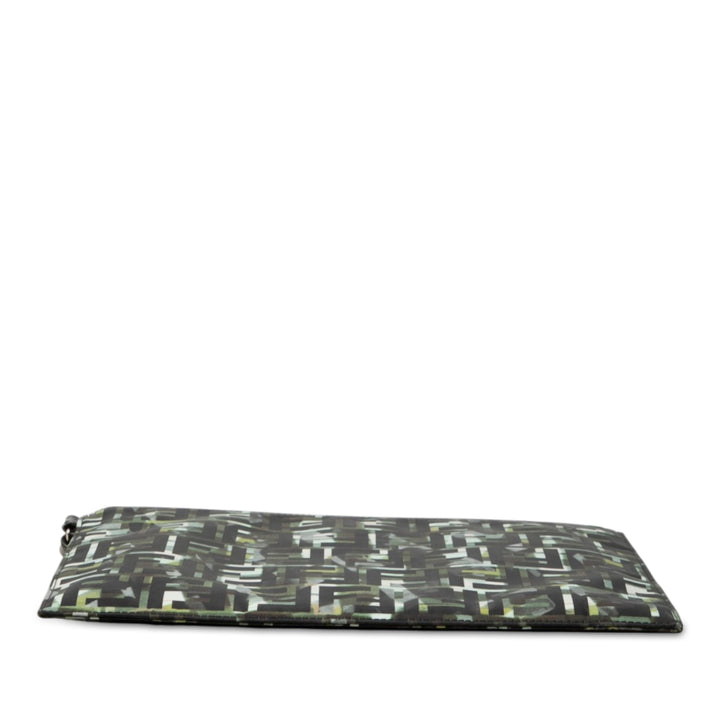 Fendi Pochette FF 1974 Camouflage Wristlet Noir – vue 3 – GABY PARIS